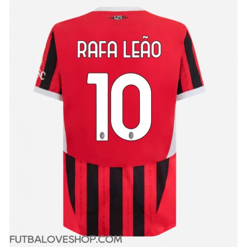 Dres AC Milan Rafael Leao #10 Domáci 2024-25 Krátky Rukáv